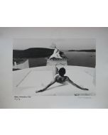 Robert Descharnes, Dalì, Christ de Port Lligat, Juillet 1966, fotografia in bianco e nero, 30x40 cm, 1966