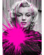 Julian T, Marilyn Monroe, digital print on PVC, 80x60 cm, 2015