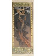 Alphonse Mucha, Etoile de Matin, poster, 40x100 cm