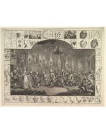 William Hogarth, Analysis of beauty, Plate II, etching, 56x46 cm