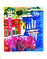 Athos Faccincani, Portofino, retouchè, 70x90 cm