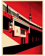 Obey (Shepard Fairey), Berlin Tower, screen printing, 61x46 cm, 2011