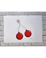 Loris Dogana, Cherry bombs, fine art print, 42x30 cm