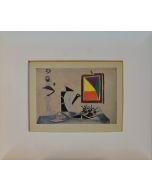Pablo Picasso, Still Life (Nature morte au miroir), litografia, 27x19 cm 