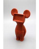 Fè, Mickey, scultura in 3d verniciata a mano, h 23 cm