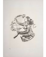 Salvador Dalì, La Musica, da la serie Le Arti, seri-litografia, 70x50 cm
