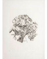 Salvador Dalì, La Poesia, da la serie Le Arti, seri-litografia, 70x50 cm