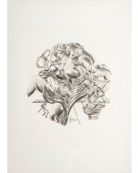 Salvador Dalì, La Poesia, da la serie Le Arti, seri-litografia, 70x50 cm
