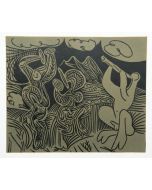 Pablo Picasso, Danseurs et musicien, Linoleografia, 27x32,5 cm
