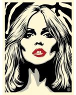 Obey (Shepard Fairey), Debbie Harry Zebra Skin, silkscreen print, 46x61 cm, 2014