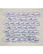 Bruno Budassi (Del Buda), Star vortex, marker on ivory paper, 47,5x57 cm