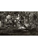 Francisco Goya, Disparate fùnebre, etching, aquatint and burin, 24,5x35 cm 