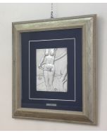 Salvador Dalì, Eva, bassorilievo, 17x21 cm (49x53 cm con cornice)