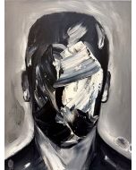 Will Paucar, Figure 6, acrilico su tela, 30x40 cm 2024
