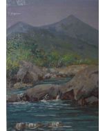 Angiolo Volpe, Fiume Lima, olio su tela, 70x50 cm