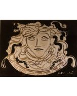 Carlo Massimo Franchi, Medusa, mixed media, 28.5x39.5 cm