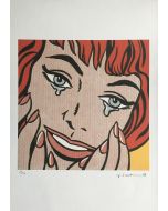 Roy Lichtenstein, Happy Tears, litografia su carta Arches France, 56,5x38 cm