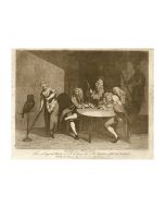 William Hogarth, Debates of Palmistry, acquaforte, 30,8x38