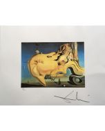 Salvador Dalì, Il grande masturbatore, litografia, 50x65 cm, 1988