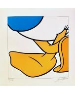 Sergio Veglio, Donald Shoes, grafica fine art su cartoncino, 30x30 cm