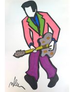 Marco Lodola, Rocker, drawing on paper, 30x42 cm