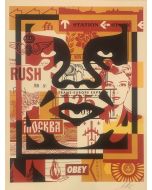Obey, André the Giant (3), silkscreen, 45,5x61 
