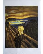 Edvard Munch, L'urlo, Serigrafia, 50x75 cm, 183/200