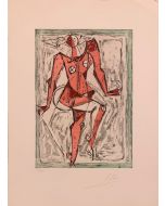 Isaac Kahn, Danseur, Etching and aquatint, 56x76 cm