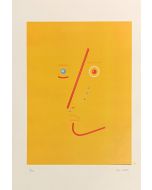 Bruno Budassi (Del Buda), Star character (yellow face), Graphics, 32x45 cm