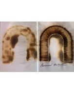 Bernard Aubertin, Livre Brulé Rosenberg, Libro bruciato, 31x45 cm, 2010