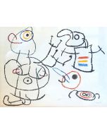 Joan Mirò, Ubu aux Baleares, Colour lithograph on Arches paper, 50,5x66,5 cm, 1971