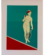 Lillo Ciaola, Tennis, Grafica Fine Art, 30x40 cm
