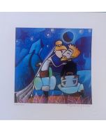 Tiziana Biuso, Sidecar sposi, Retouchè, 20x20 cm