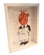 Loris Dogana, Handle with care, in vitro graphics, 23x32x6 cm (with frame)