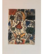 Marc Chagall, Le cirque, colour lithograph, Ed. S.P.A.D.E.M. Paris, 1985, 50x70 cm