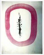 Lucio Fontana, Concetto spaziale, litografia, 49x34 cm