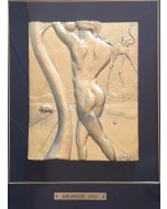 Salvador Dalì, Adamo, bassorilievo, 24x30 cm (52,5x59 con cornice)