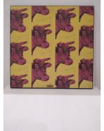 Cow (Andy Warhol), print on pvc panel, 48x47 cm