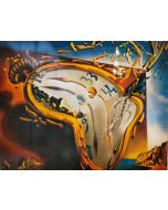 Salvador Dalì, Melting Clock, Print on panel, 30,5x64,5 cm