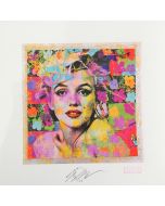 Giuliano Grittini, Marilyn Monroe, grafica Cracker Art (retouchè), 45x45 cm