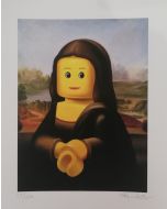 Stefano Bolcato, Gioconda - Leonardo Da Vinci, grafica fine art, 30x37 cm