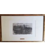 Giovanni Fattori, Untitled, etching, 17x24 cm (42,5x56,5 cm with frame)