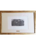 Giovanni Fattori, Untitled, etching, 13x21 cm (44,5x59 cm with frame)