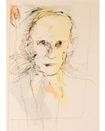 Ernesto Treccani, Omaggio a Picasso, litografia, 50x35 cm