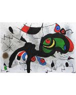 Joan Mirò, The Blooming Ram, litograph, 37x55 cm