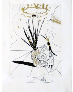 Salvador Dalì, Le Crapaud tratto da Les Amours Jaunes, incisione a puntasecca, 39,5x29 cm