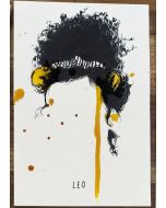 Sara Paglia, Leo, ink and watercolour on paper, 15.5x23 cm 