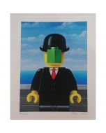 Stefano Bolcato, Mabrick- Renè Magritte, grafica Fine Art, 40x50 cm