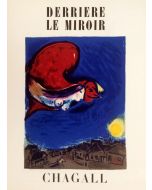 Marc Chagall, Cover of the magazine Derriere le Miroir, n. 27-28 of 1950, 38x28 cm