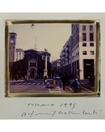 Maurizio Galimberti, Milano 1995, Polaroid originale unica, 10x10,5 cm